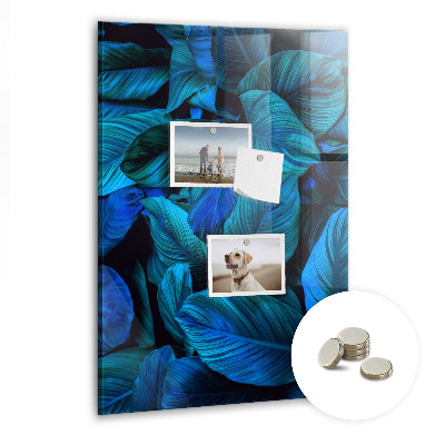 Quadro magnético decorativo Folhas exóticas