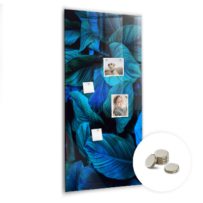 Quadro magnético decorativo Folhas exóticas