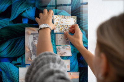 Quadro magnético decorativo Folhas exóticas