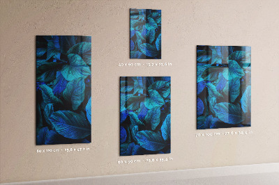 Quadro magnético decorativo Folhas exóticas