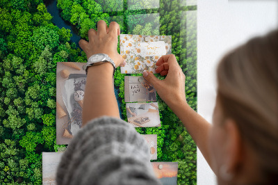 Quadro magnético decorativo Rio na floresta