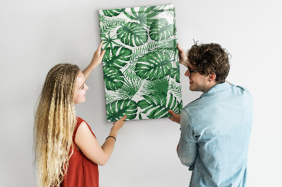 Quadro magnético Folhas da planta Monstera