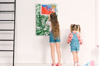 Quadro magnético Folhas da planta Monstera