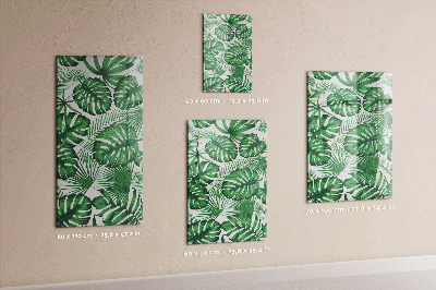 Quadro magnético Folhas da planta Monstera