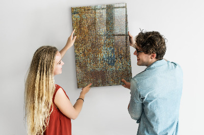 Quadro magnético decorativo Ferrugem