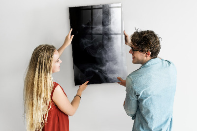 Lousa de vidro magnética Fumaça