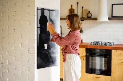 Lousa de vidro magnética Fumaça