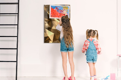 Quadro magnético Abstração 3D