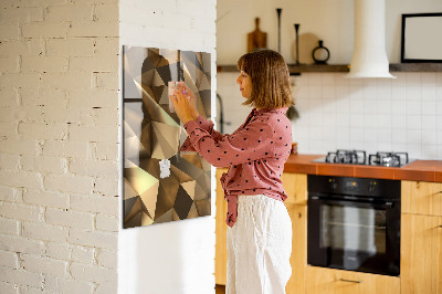 Quadro magnético Abstração 3D