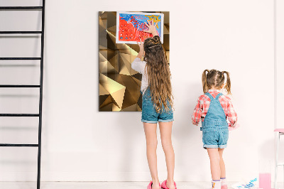 Quadro magnético Abstração 3D