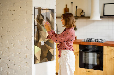 Quadro magnético Abstração 3D