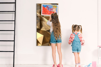 Quadro magnético Abstração 3D