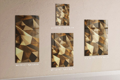 Quadro magnético Abstração 3D