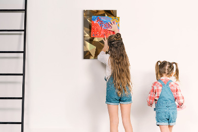 Quadro magnético Abstração 3D