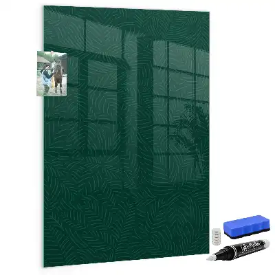 Quadro magnético para desenhar com padrão linear de folhas