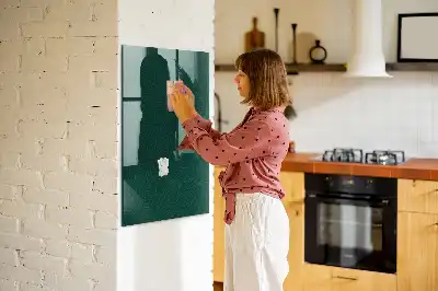 Quadro magnético para desenhar com padrão linear de folhas