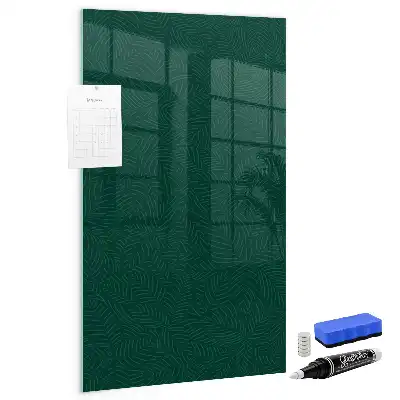 Quadro magnético para desenhar com padrão linear de folhas