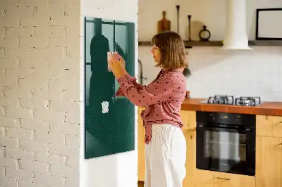 Quadro magnético para desenhar com padrão linear de folhas