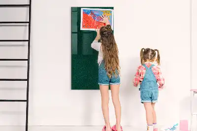 Quadro magnético para desenhar com padrão linear de folhas