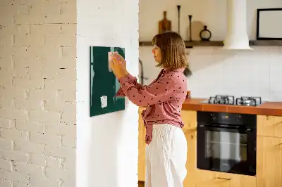 Quadro magnético para desenhar com padrão linear de folhas