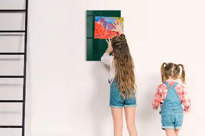 Quadro magnético para desenhar com padrão linear de folhas