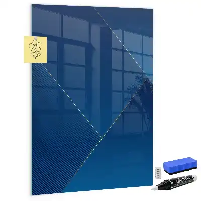 Quadro magnético com caneta padrão decorativo