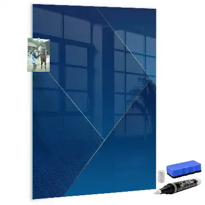 Quadro magnético com caneta padrão decorativo