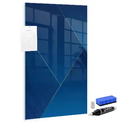 Quadro magnético com caneta padrão decorativo