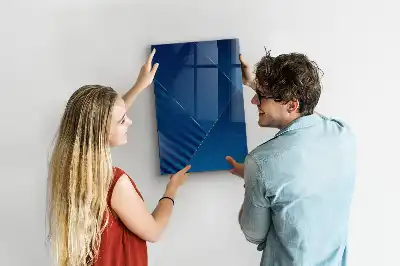 Quadro magnético com caneta padrão decorativo