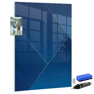 Quadro magnético com caneta padrão decorativo