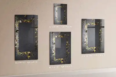Quadro magnético com caneta na cor confeti dourado