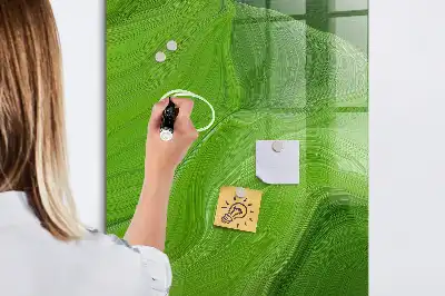 Quadro magnético para desenho estampa de abstração de ondas