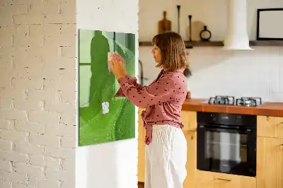 Quadro magnético para desenho estampa de abstração de ondas