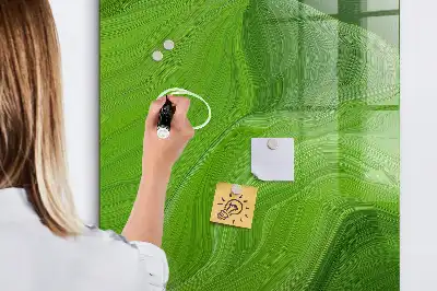 Quadro magnético para desenho estampa de abstração de ondas