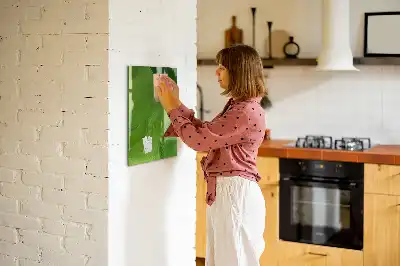 Quadro magnético para desenho estampa de abstração de ondas