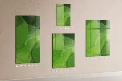 Quadro magnético para desenho estampa de abstração de ondas