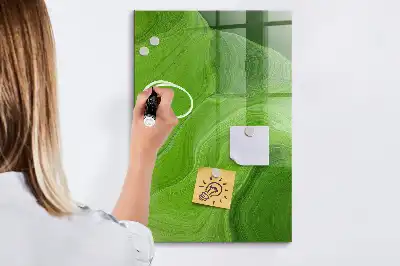 Quadro magnético para desenho estampa de abstração de ondas