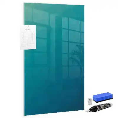 Quadro magnético com caneta estampa de abstração geométrica