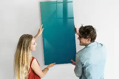 Quadro magnético com caneta estampa de abstração geométrica