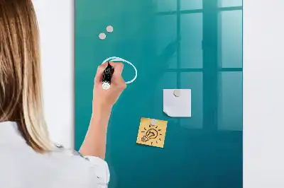 Quadro magnético com caneta estampa de abstração geométrica