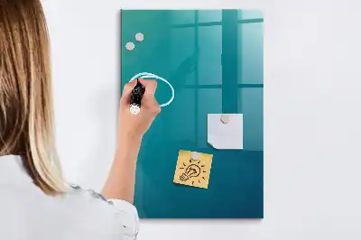 Quadro magnético com caneta estampa de abstração geométrica