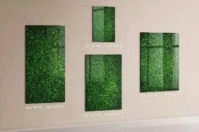 Cerca viva artificial de folhas quadro magnético com caneta
