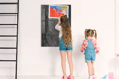 Quadro magnético para desenhar com textura de ferrugem