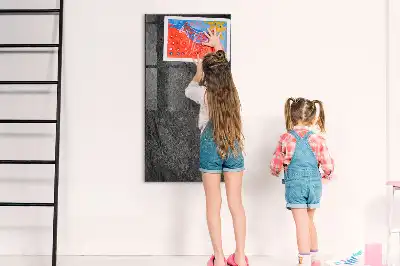 Quadro magnético para desenhar com textura de ferrugem