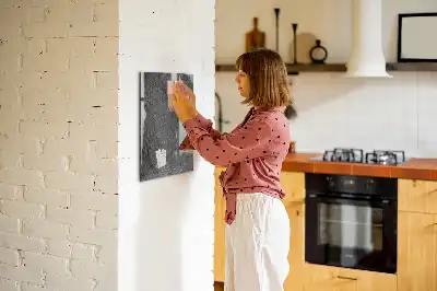 Quadro magnético para desenhar com textura de ferrugem