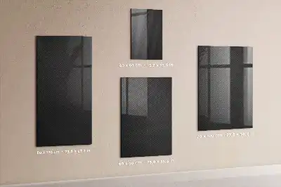 Quadro magnético com caneta padrão escuro