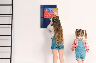 Quadro magnético com caneta na cor preto-noite