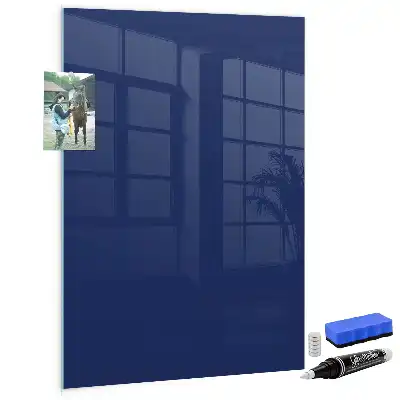 Quadro magnético com caneta na cor preto-noite
