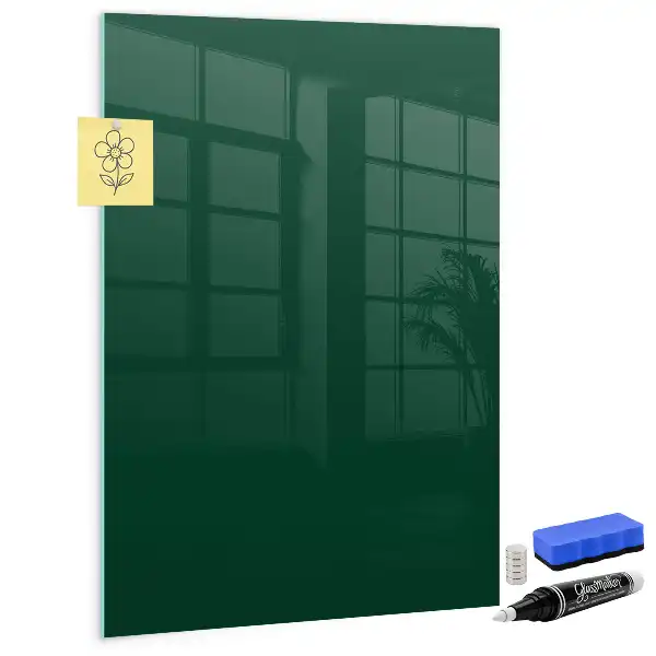 Quadro magnético para desenhar na cor verde-garrafa