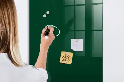 Quadro magnético para desenhar na cor verde-garrafa
